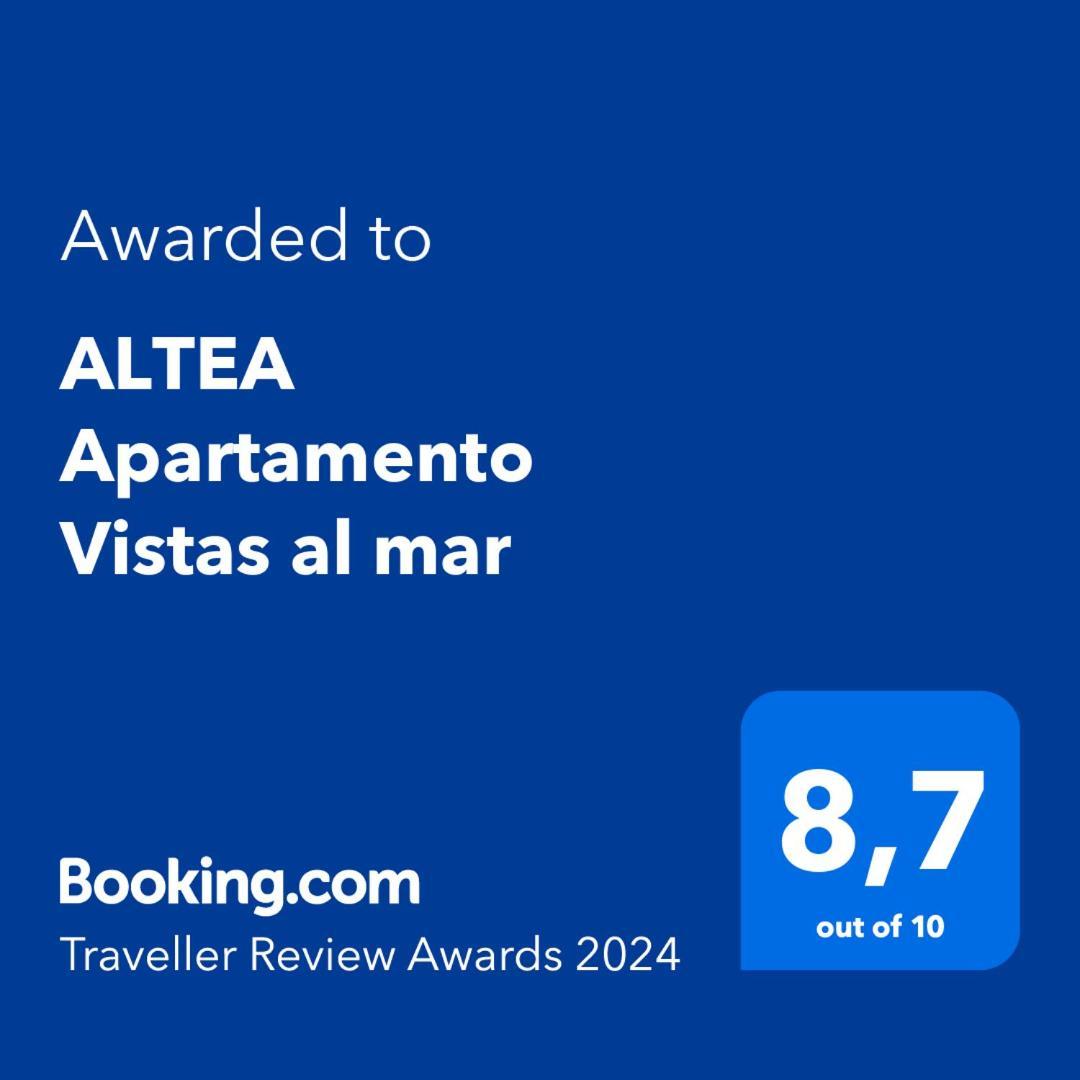 Altea Apartamento Vistas Al Mar Extérieur photo